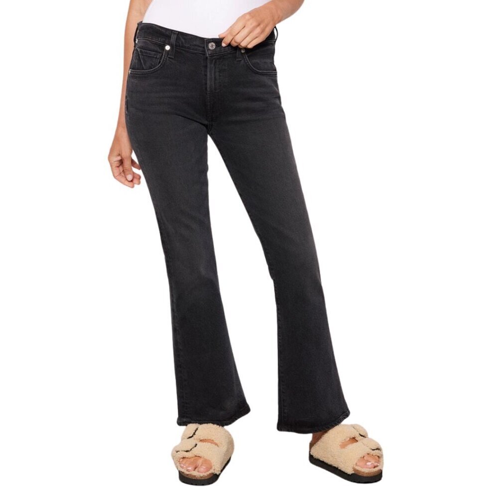 Citizens Of Humanity Emannuelle Low Rise Bootcut Black Ink Size 32